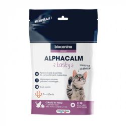 Biocanina Alphacalm Tasty Chats - NAC - Très Petits Chiens 30 Bouchées Appétentes