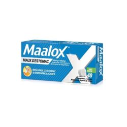 Maalox menthe 40 comprimés