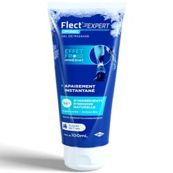 Flector Flect'Expert Cryogel Gel de Massage - 100ml - Apaise, rafraîchit et favorise la récupération musculaire