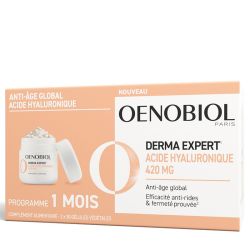 Oenobiol Derma Expert Acide Hyaluronique 420mg - Action Anti-Âge Contre les Rides - 60 gélules