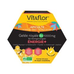 Vitaflor Gelée Royale Bio 1000mg Energie+ - 20 ampoules