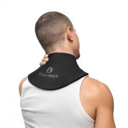 IceThermax Neck Pad Tour de Cou Thermo-Thérapeutique Cervicales Noir