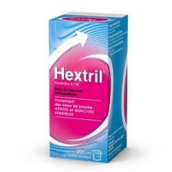 Hextril bain de bouche antiseptique 200 ml