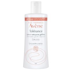 Avène Tolérance Lotion Nettoyante Gélifiée - 400ml - Nettoie et démaquille les peaux sensibles