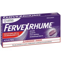Fervex Rhume 16 Comprimés – Traitement symptomatique du rhume