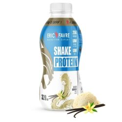Eric Favre Shake Protein Saveur Vanille 320 ml - Boisson hyperprotéinée pour le développement musculaire