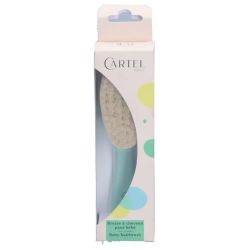 Cartel Brosse Cheveux - Pour Bébé - Couleur Vert - 1 pièce - Poils Ultra-Doux