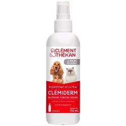 Clément-Thékan Clémiderm - Désinfecte la Peau des Chiens et Chats - 150ml