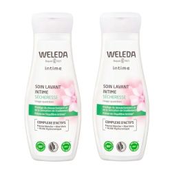 Weleda Soin Lavant Intime Sécheresse Bio - Usage Quotidien - Lot de 2x200ml