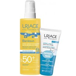 Uriage Bariésun Spray Enfant Hydratant Très Haute Protection SPF50+ 200ml + Crème Lavante 50ml