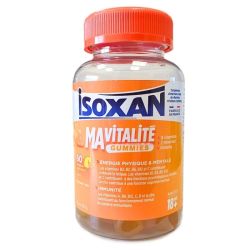 Isoxan Ma Vitalité Gummies 18+ - 60 Gommes goût Citron