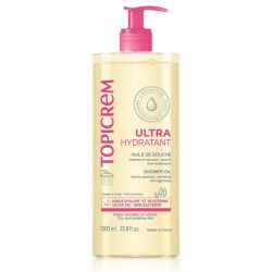 Topicrem Ultra-Hydratant Huile de Douche 1 L – Nutrition et confort familial