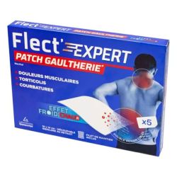 Genevrier FLECT' EXPERT Patch - Gaulthérie - Douleurs Musculaires - 5 Patchs