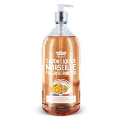Les Petits Bains de Provence Savon Liquide de Marseille Fleur d'oranger - 1L