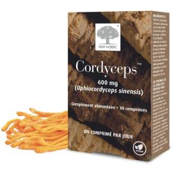 New Nordic Cordyceps 600 mg 30 Comprimés – Force, endurance et libido