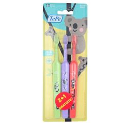 TePe Mini Brosse à Dents Extra-Souple - Coloris Aléatoire - Nettoyage doux dès la première dent