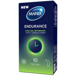 Manix Endurance 10 Préservatifs – Prolongation du plaisir et confort