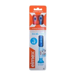 Elmex Brosse à Dents Enfants 3-6 ans - Lot de 2