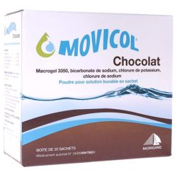 Movicol chocolat poudre 20 sachets