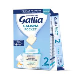 Gallia Calisma Pocket 2ème âge Lait en Poudre - 21 sachets de 5 doses
