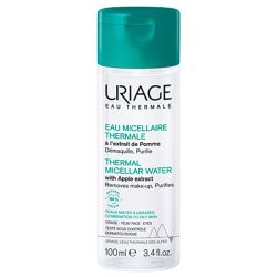 Uriage Eau Micellaire Thermale - 100ml - Visage et Yeux - Peaux Mixtes à Grasses