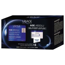Uriage Age Absolu Crème Rose Redensifiante 50 ml + Masque de Nuit Offert – Soin Anti-Âge