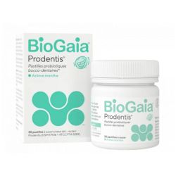BioGaia® Prodentis® Pastilles Probiotiques Bucco-Dentaires Menthe - 30 Pastilles