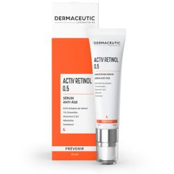 Dermaceutic Activ Retinol 0,5 Sérum Anti-Âge - 30ml - Eclat Restauré Peau Lissée