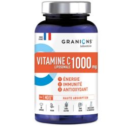 Granions Vitamine C Liposomale 1000 Mg - Réduit la fatigue, aide le système immunitaire, effets antioxydant