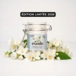 Exode Déodorant Peau Sensible Éclat de Jasmin - Edition limitée 2026 à l'huile de nigelle