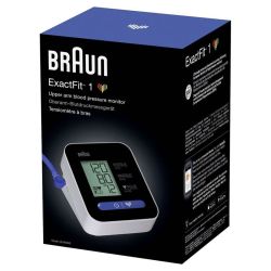 Braun Tensiomètre Bras Exactfit 1 -  Avec Bouton Unique et Grand Écran - 1 pièce