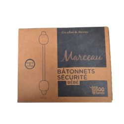 ADP The Boo Family Bâtonnets Sécurité Bébé Bambou Marceau - Biodégradables - x55