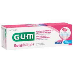 GUM Sensivital+ Dentifrice Fluoré - 75 ml