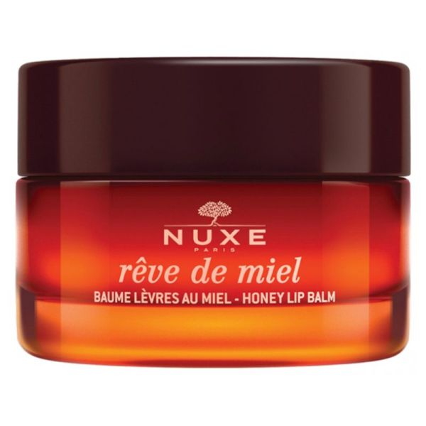 Nuxe Rêve de Miel Baume Lèvres au Miel - 15g - Nutrition intense pour lèvres sèches