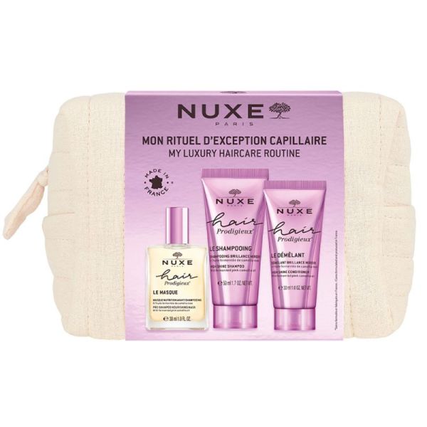 Nuxe Trousse Hair Prodigieux - 3 Soins - Mon Rituel d'Exception Capillaire