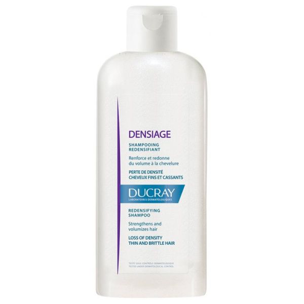 Ducray Densiage Shampooing Redensifiant - 200 ml - Redonne densité, volume et tonus aux cheveux