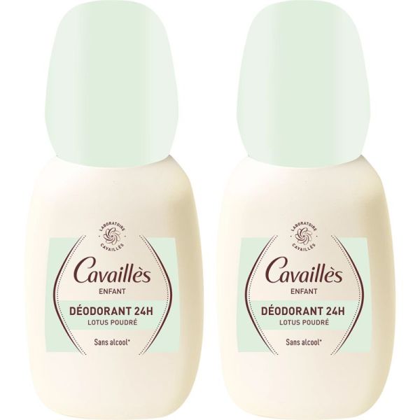 Rogé Cavaillès Déodorant Spray Enfant 24H Lotus 2 x 75ml – Protection et douceur