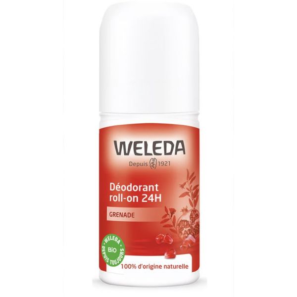 Weleda Déodorant à la Grenade Roll-on 24H 50ml – Protection naturelle