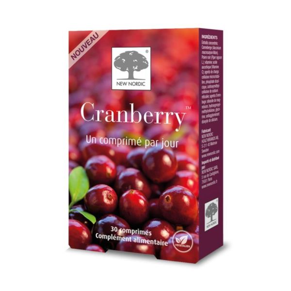 New Nordic Cranberry Maintien du Confort Urinaire - 30 Comprimés