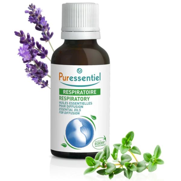 Puressentiel RESP OK Huiles Essentielles pour Diffusion 30 ml – Purifie l'air et aide à respirer plus librement