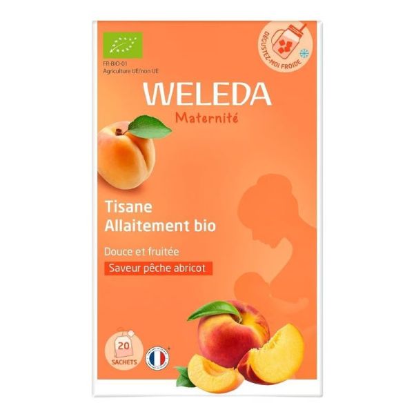 Weleda Tisane Allaitement Bio Pêche‑Abricot - 20 Sachets