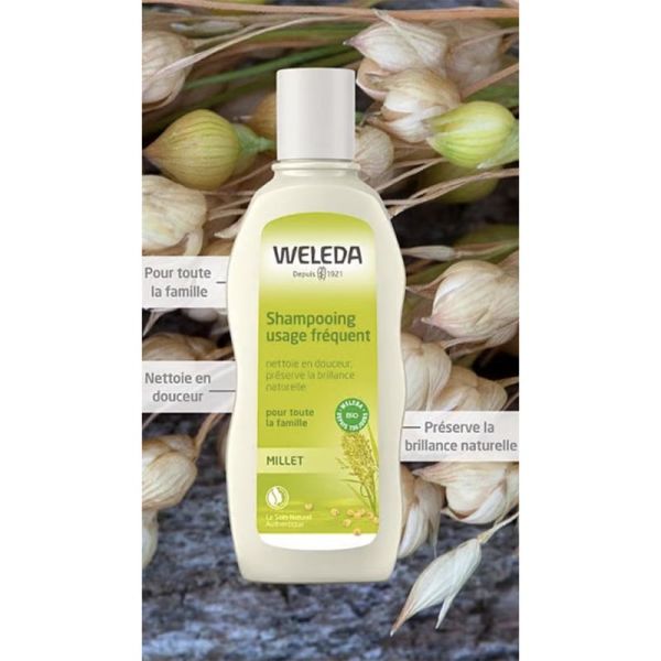Weleda Shampooing Extra-Doux au Millet 190ml – Brillance et soin naturel
