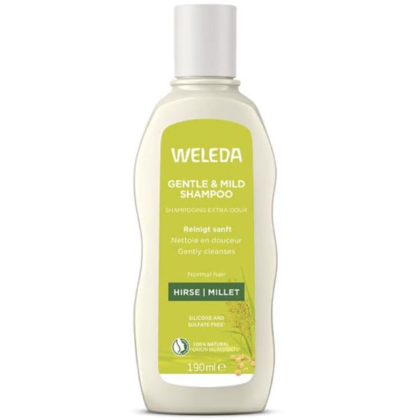 Weleda Shampooing Extra-Doux au Millet 190ml – Brillance et soin naturel