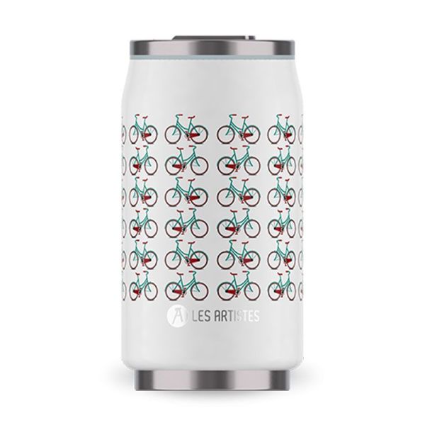 Les Artistes Paris Canette Isotherme - Gourde Isotherme - Couleur : Bicycle - 280ml