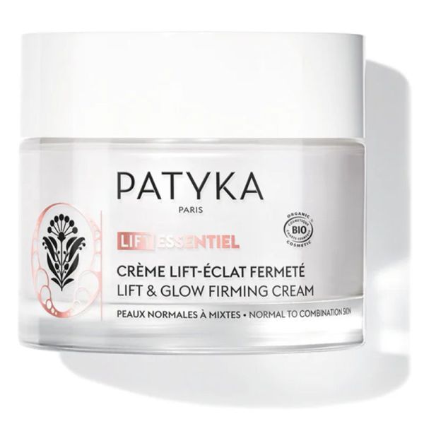 Patyka Lift Essentiel Crème Lift-Éclat Fermeté Bio 50 ml Peaux Normales/Mixtes – Anti-rides et fermeté