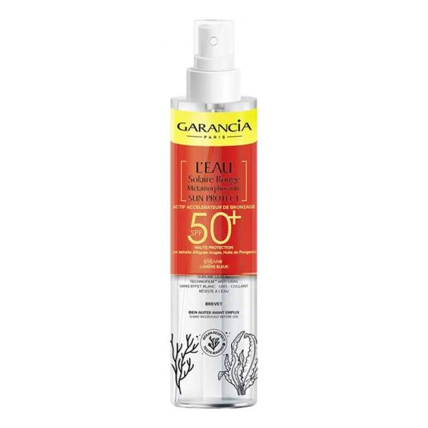 Garancia L'Eau Solaire Rouge Métamorphosante Sun Protect SPF50+ - Accélère le Bronzage - 150 ml