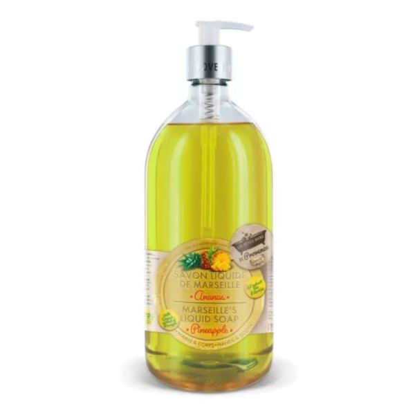 Les Petits Bains de Provence Gel Douche Surgras Sans Savon Ananas - 1L