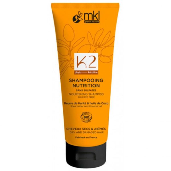 MKL Green Nature K2 Shampooing Nutrition - Cheveux Secs & Abîmés - 250 ml