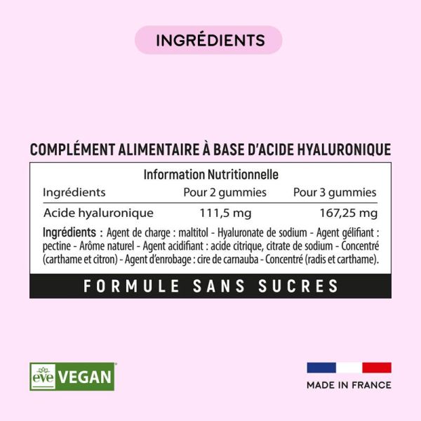 Lashilé Beauty Acide Hyaluronique - 60 gommes