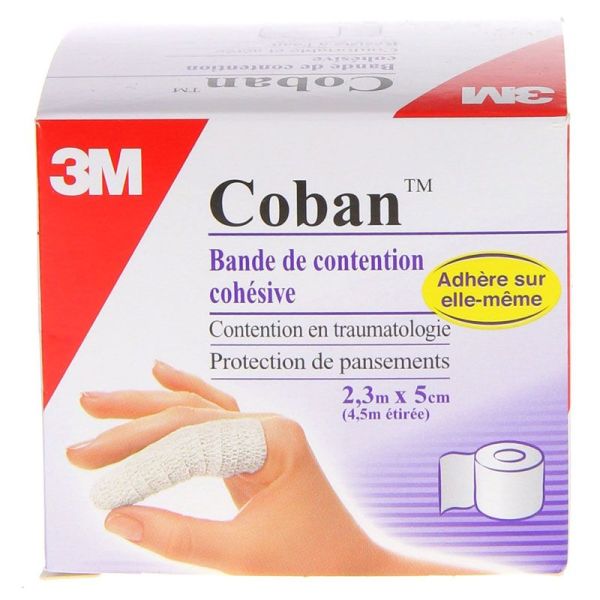 3M Bande De Contention Cohésive Elastique Coban™ - 5 cm X 4,5 mètres